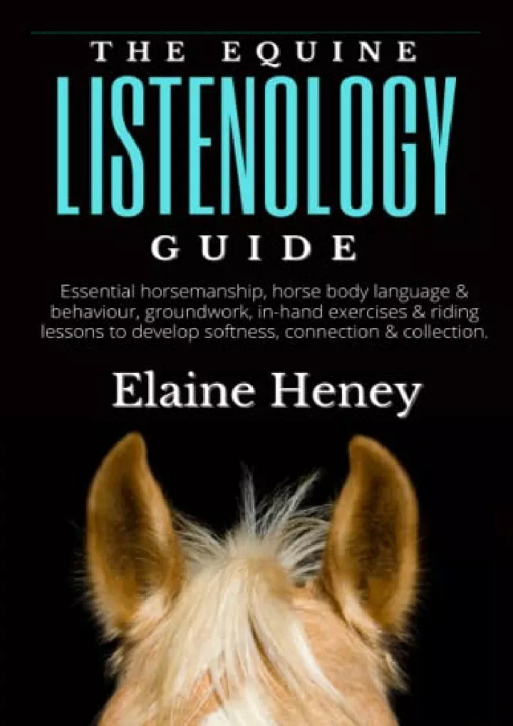 the equine listenology guide essential