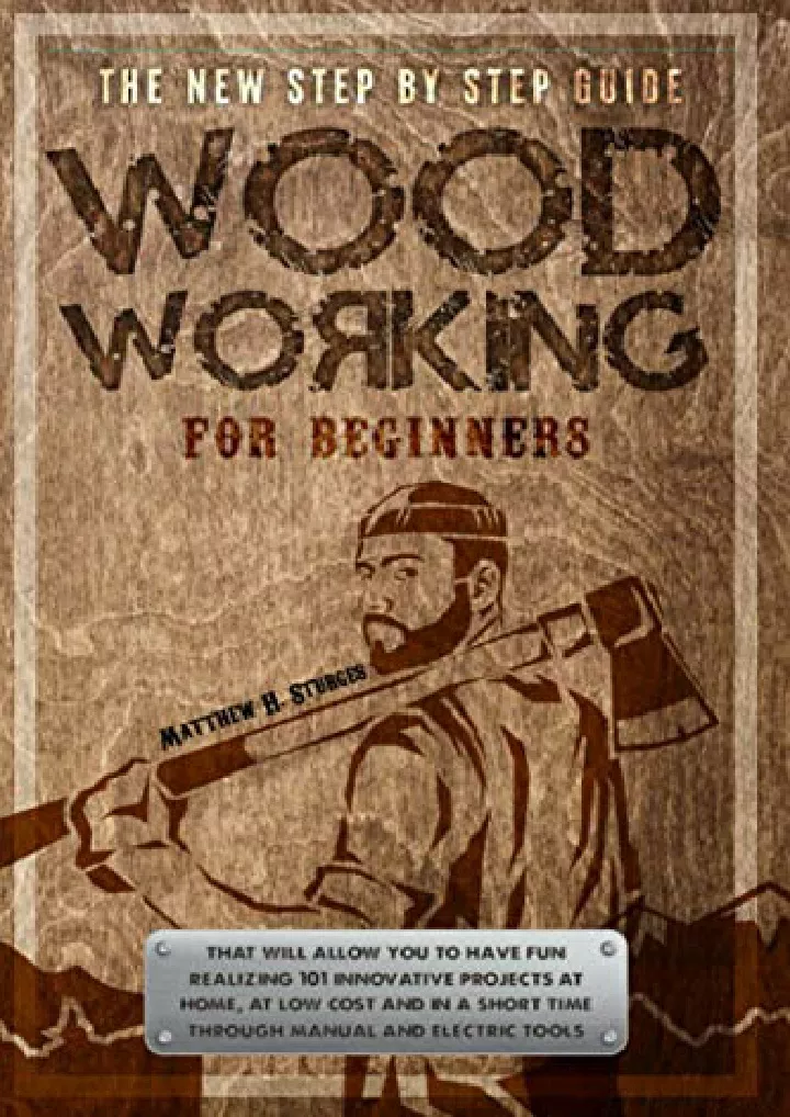 woodworking for beginners the new step by step