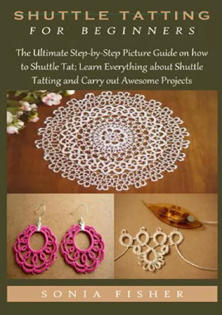shuttle tatting for beginners the ultimate step