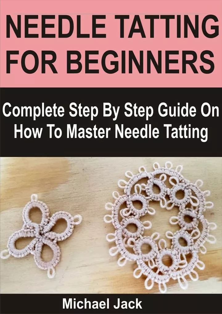 needle tatting for beginners complete step