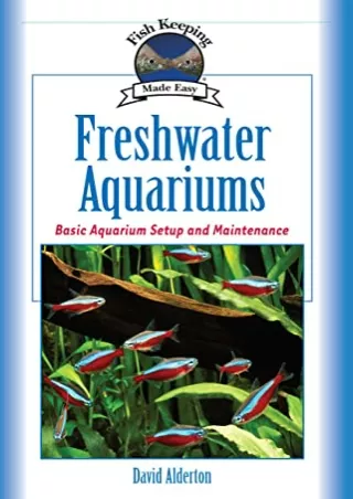 PDF Freshwater Aquariums: Basic Aquarium Setup and Maintenance (CompanionHo