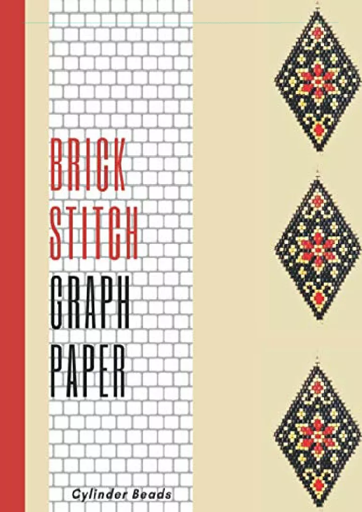 brick stitch graph paper cylinder beads beading