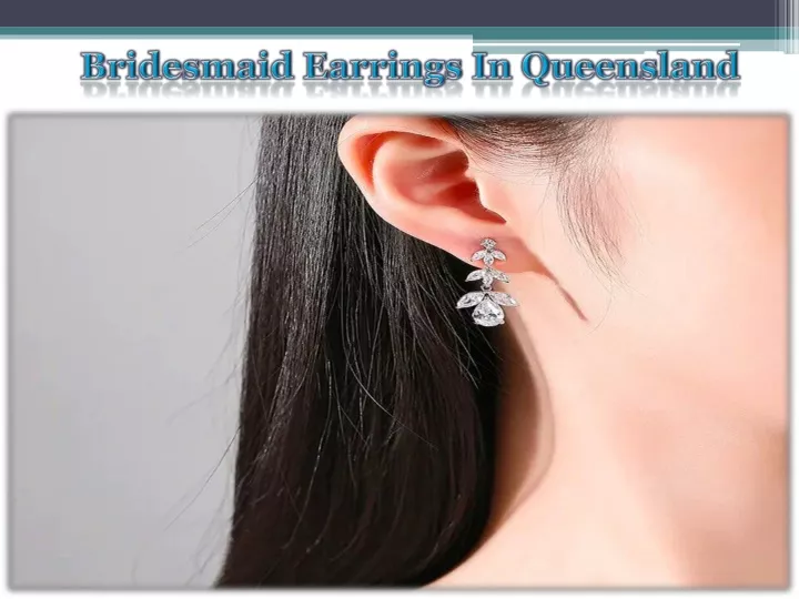 bridesmaid earrings in queensland
