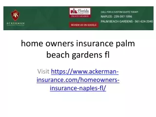 ackerman-insurance.com - palm beach gardens insurance company