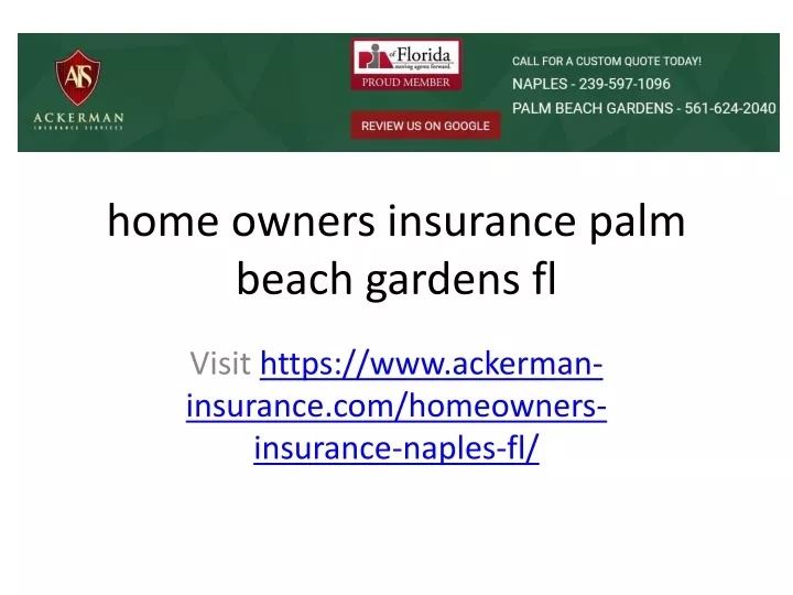 home owners insurance palm beach gardens fl