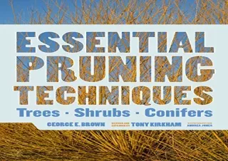 (PDF) Essential Pruning Techniques: Trees, Shrubs, and Conifers Full
