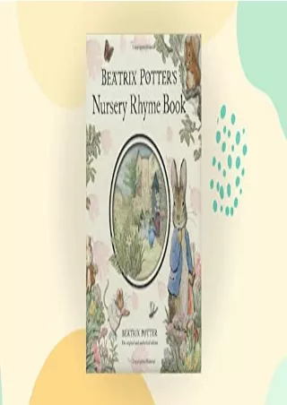 Download Book [PDF] Beatrix Potter Nursery Rhyme Book