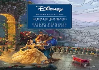 PDF Disney Dreams Collection Thomas Kinkade Studios Disney Princess Coloring Boo