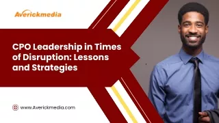 cpo leadership in times of disruption lessons