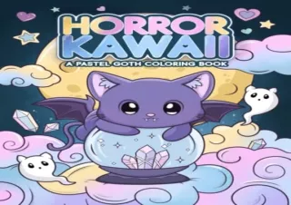 (PDF) Horror Kawaii: A Pastel Goth Coloring Book: Cute & Creepy Gothic Chibi Col