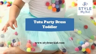 Tutu Party Dress Toddler-Style My Kid,