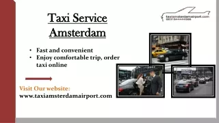 Taxi Service Amsterdam