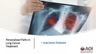 Breathing Easy: Personalized Paths in Lung Cancer Treatment