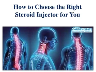 How to Choose the Right Steroid Injector for You