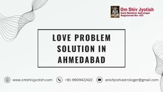 Love Problem Solution in Ahmedabad | Om Shiv Jyotish
