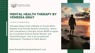 Therapy in Palm Beach - Mental Health Therapist In Palm Beach