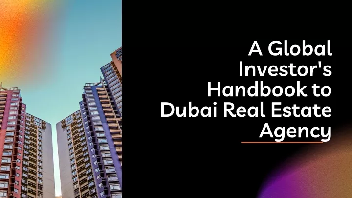 a global investor s handbook to dubai real estate
