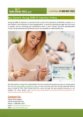 buy generic hucog 5000 iu injection online