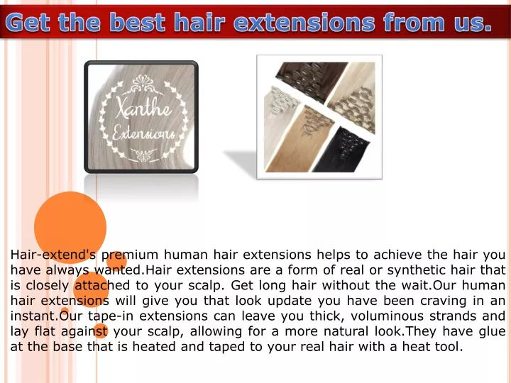 get the best hair extensions from us