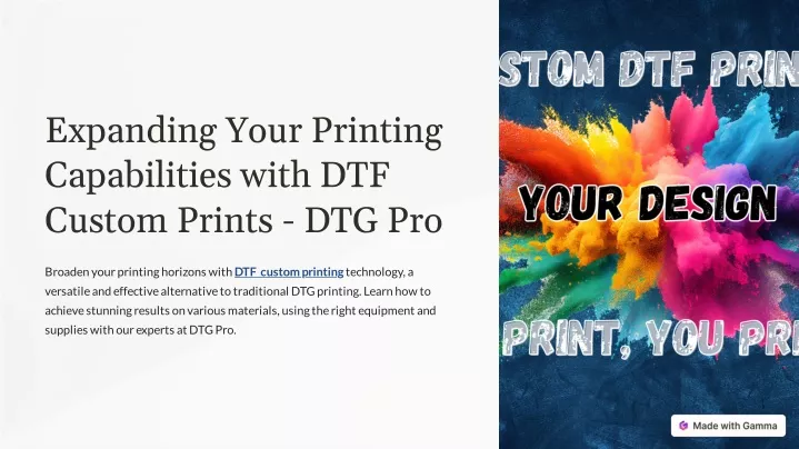 expanding your printing capabilities with