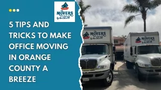 5 Tips and Tricks to Make Office Moving in Orange County a Breeze