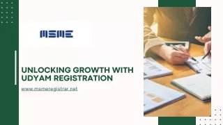 Unleash Growth Potential: Embrace Udyam Registration