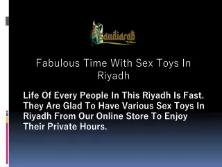 Sex Toys in Riyadh - Saudiarabvibes