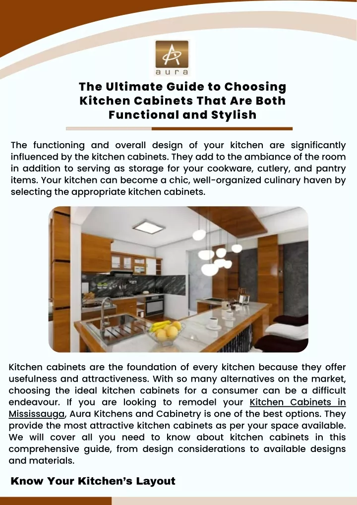 PPT - The Ultimate Guide To Choosing Kitchen Cabinets That Are Both ...