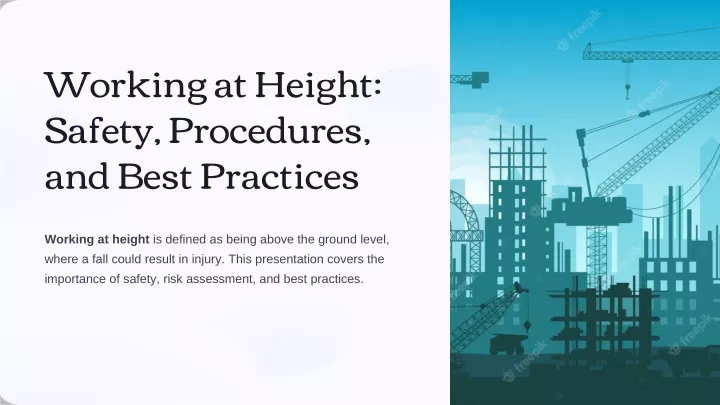 working at height safety procedures and best