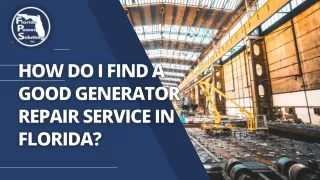 How do I Find a Good Generator Service in Sarasota, FL