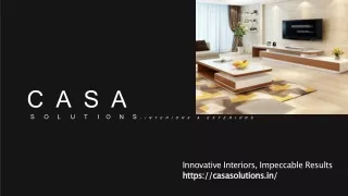 Casa Solutions - www.casasolutions.in
