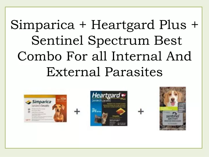 simparica heartgard plus sentinel spectrum best