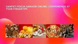 Ganpati Pooja samagri PDF