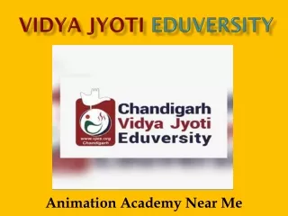 Animation Institute in Chandigarh