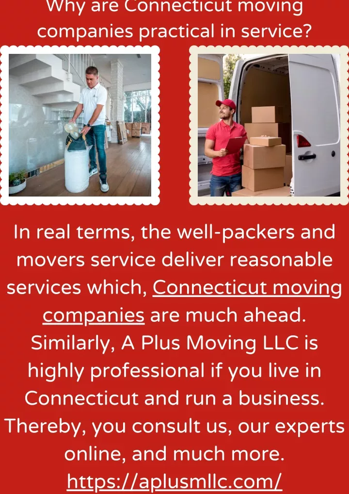 why are connecticut moving companies practical