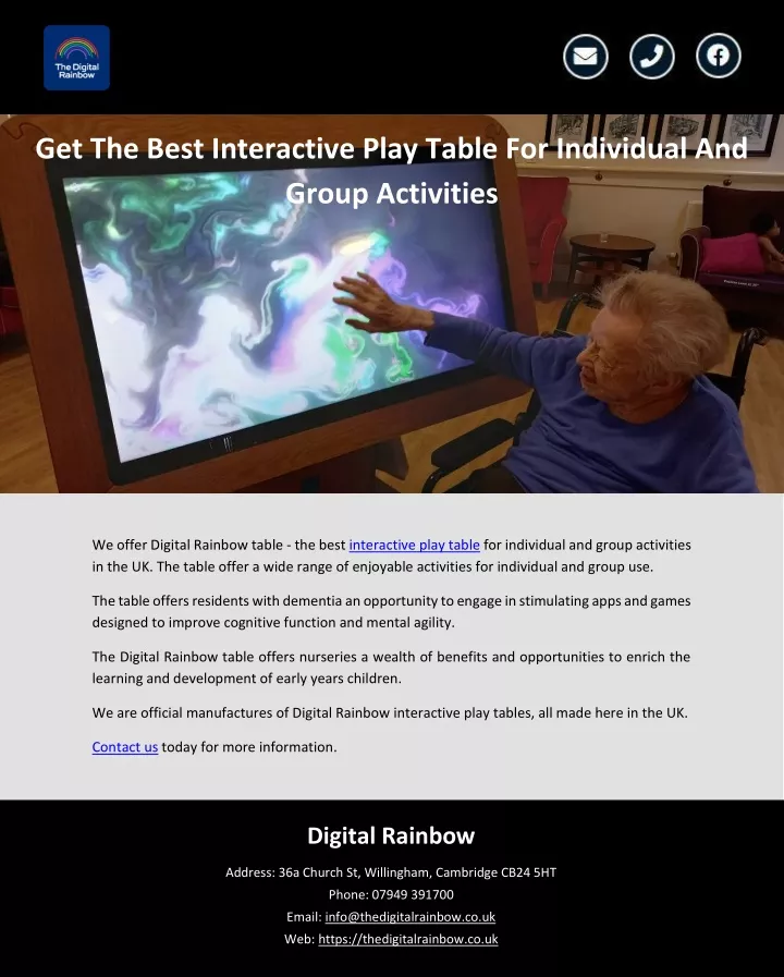 get the best interactive play table