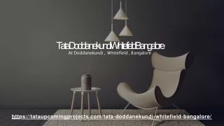 Tata Doddanekundi Whitefield Bangalore