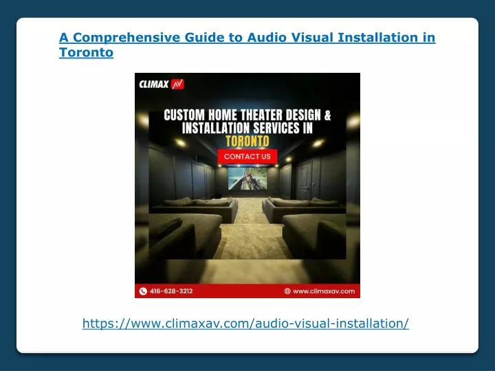 a comprehensive guide to audio visual