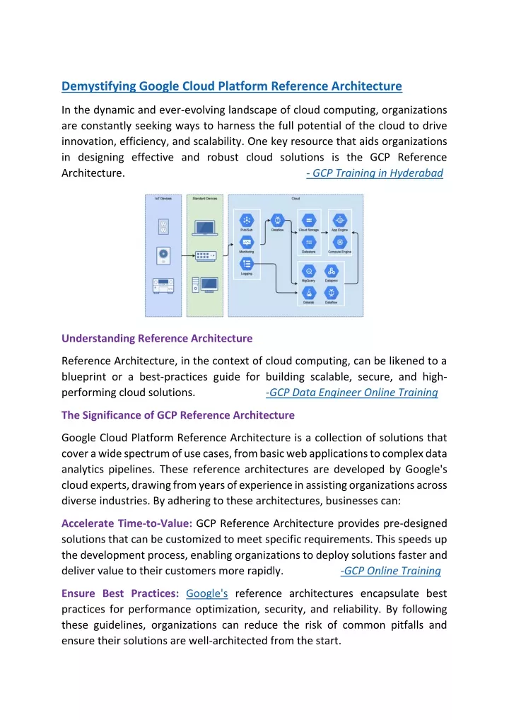 demystifying google cloud platform reference