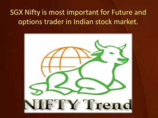 SGX Nifty is most important for Future and options trader in Indian stock market.