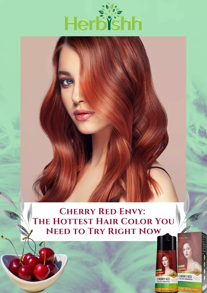 cherry red envy the hottest hair color you need