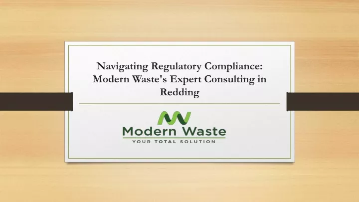 navigating regulatory compliance modern waste s expert consulting in redding