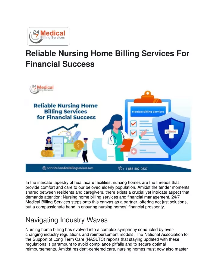 reliable nursing home billing services