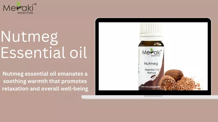 nutmeg essential oil