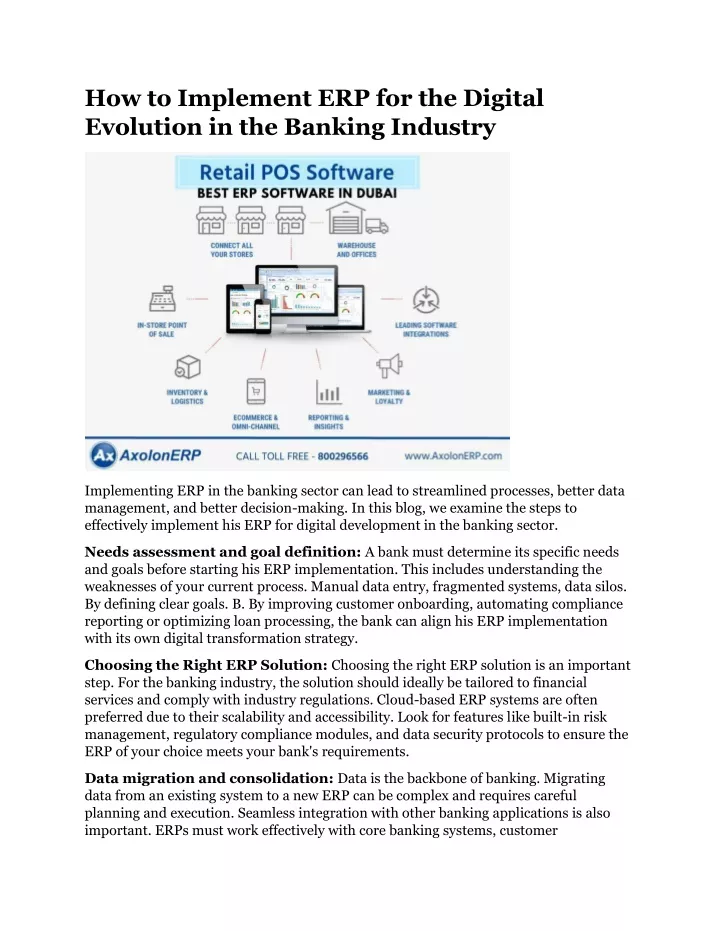 how to implement erp for the digital evolution