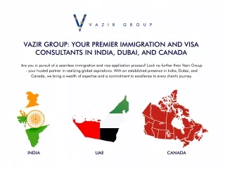 best immigration an visa consultants in India | Vazir Group