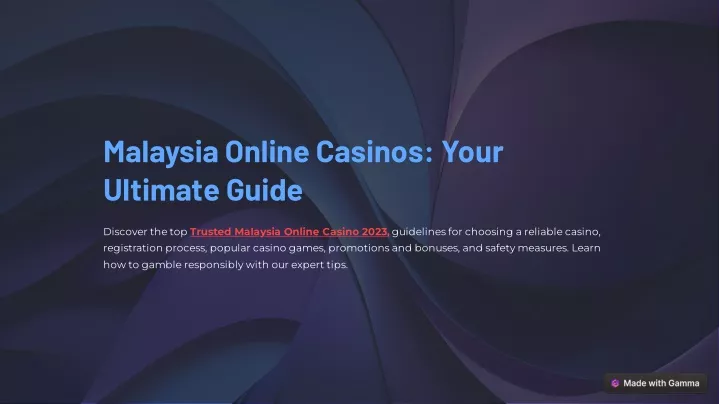 malaysia online casinos your ultimate guide