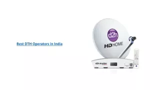 best dth operators in india