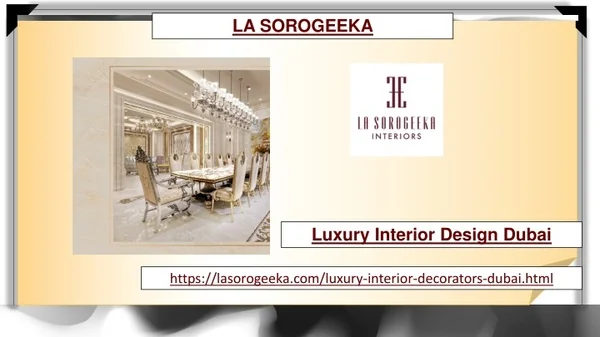 Luxury Interior Design Dubai