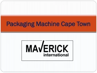 Packaging Machine Cape Town